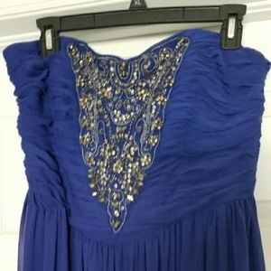 Formal Sapphire Blue Gown
